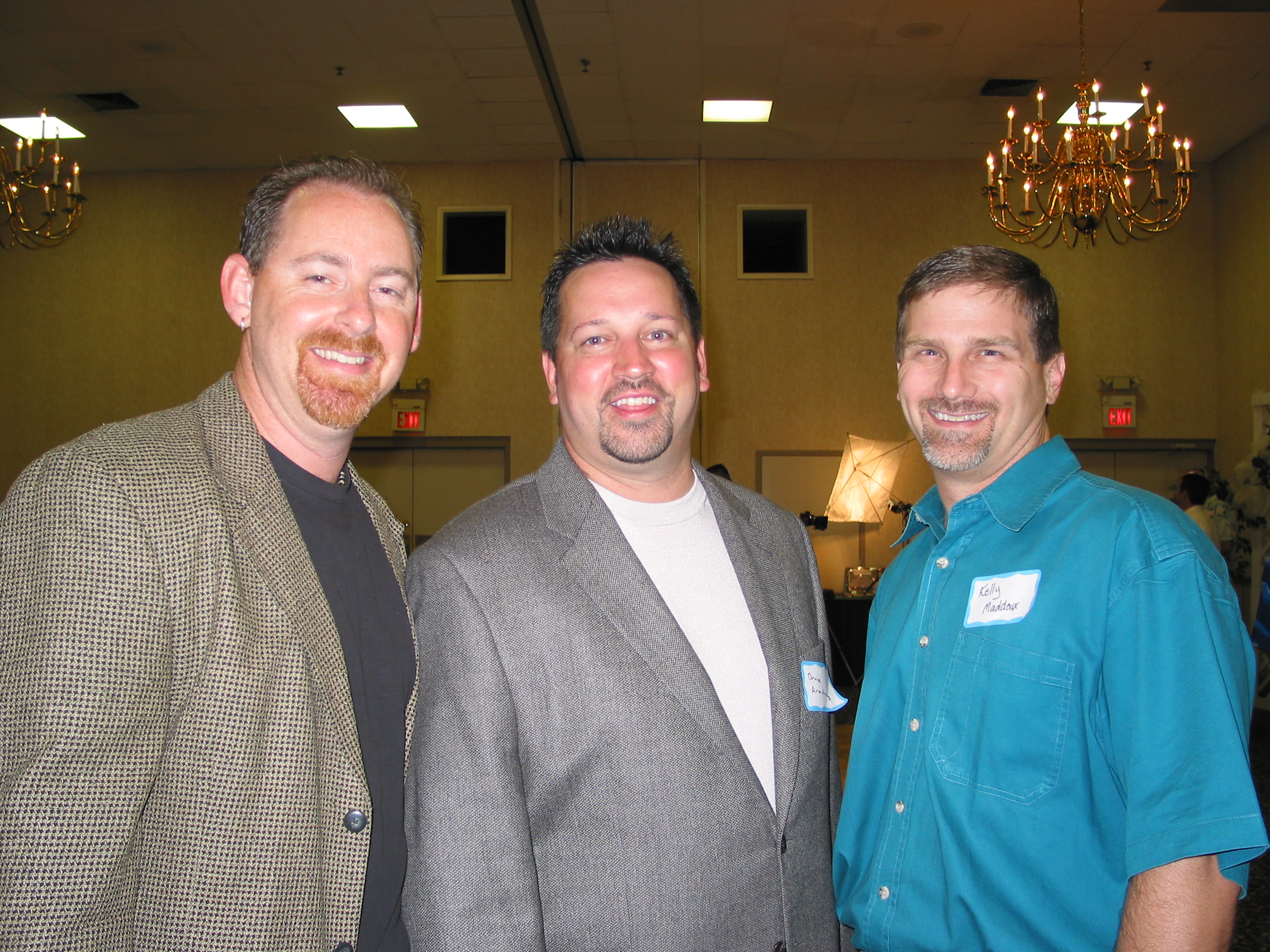 Jeff Hadden, Bruce Armstrong, and Kelly Maddoux