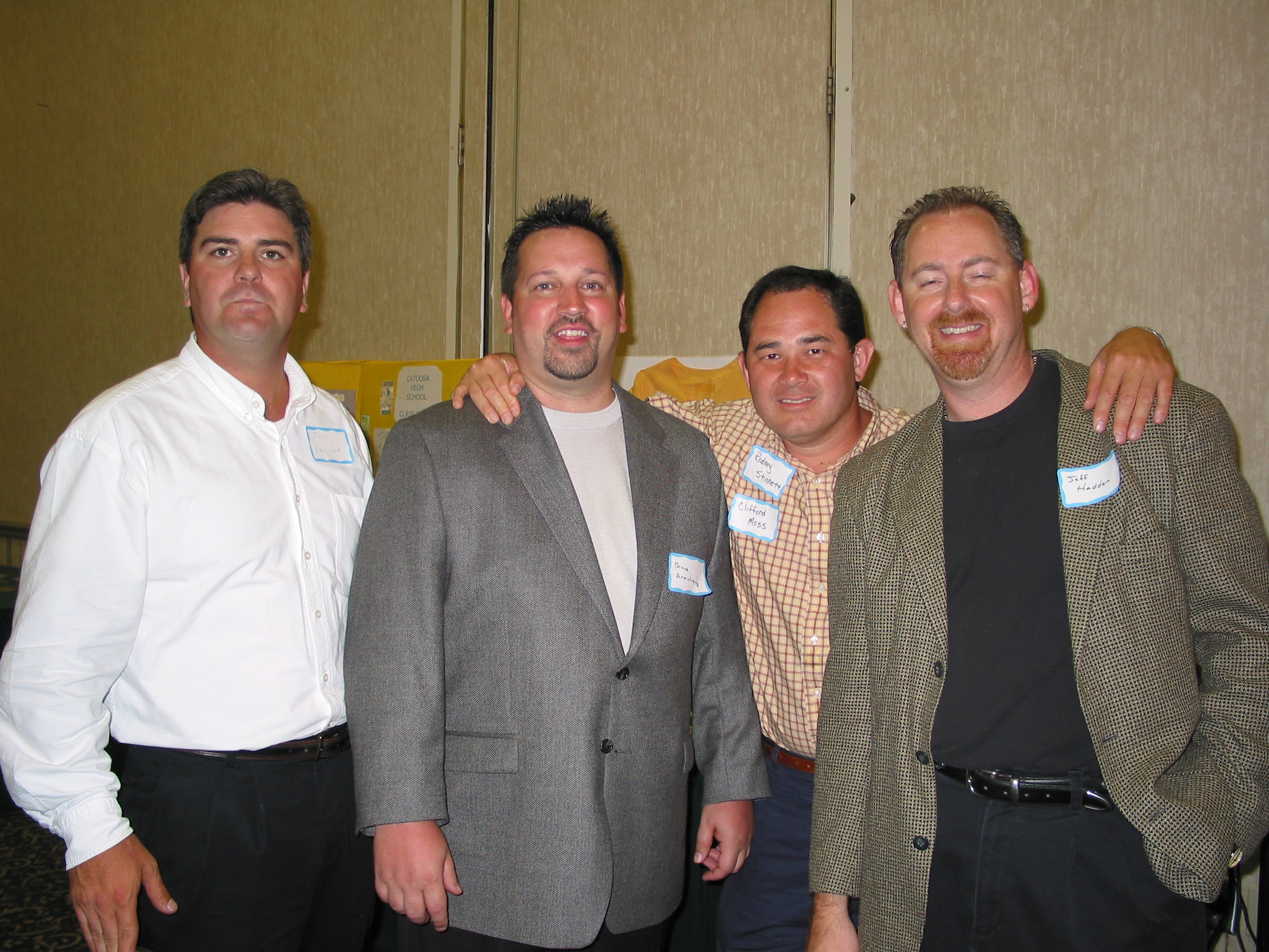 Joe Caywood, Bruce Armstrong, Jack Morgan, Jeff Hadden