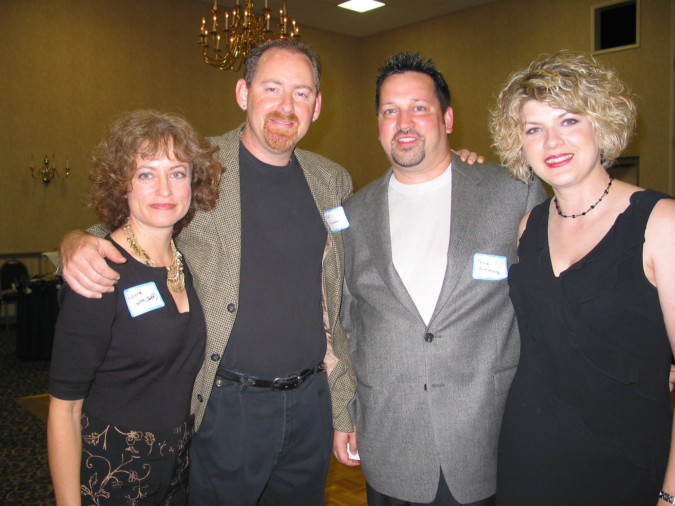 Laura (Hadden's girlfriend), Jeff Hadden, Bruce and Michelle Armstrong
