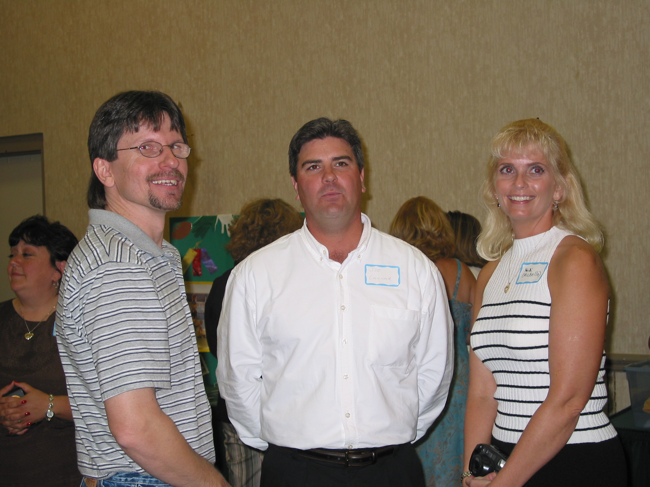 Russell Barneck, Joe Caywood, Heidi (Michelle Helms) Swart