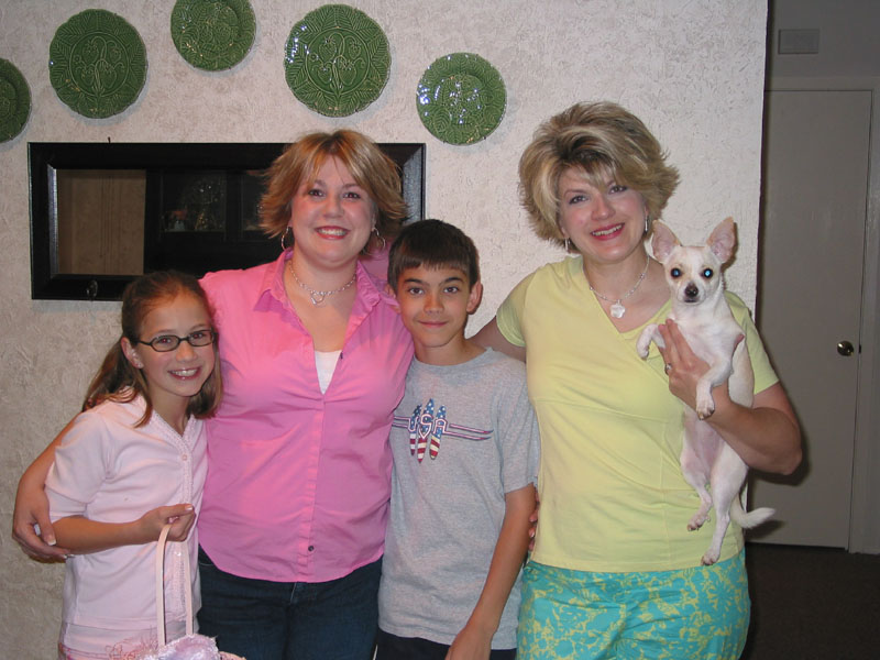 Holly, Whitney, Andrew, Michelle, and (ugh) Gracie