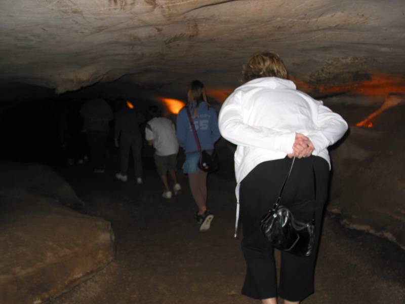 This section is called 'Lumbar Alley' because you have to walk hunched over