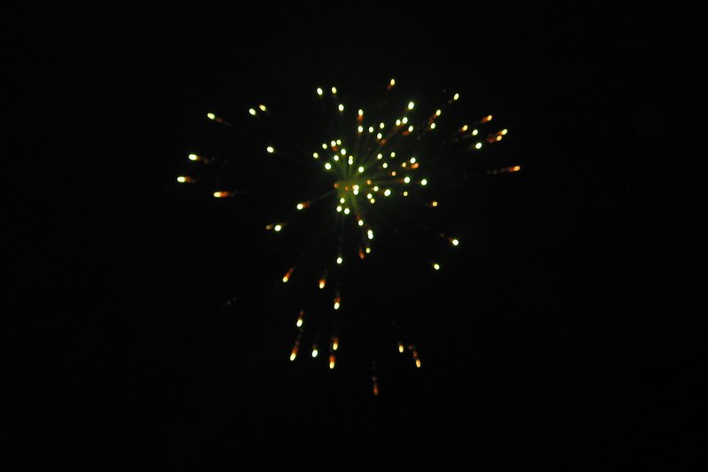 A bomb bursting in air