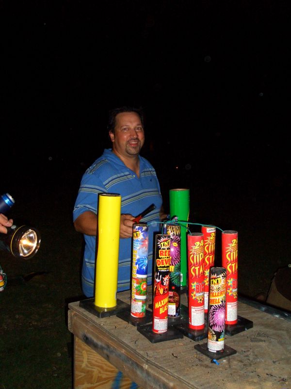 Bruce and Mortar-Combo. About to launch the grand finale.