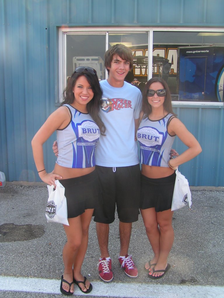 Andrew with 2 Brut Girls