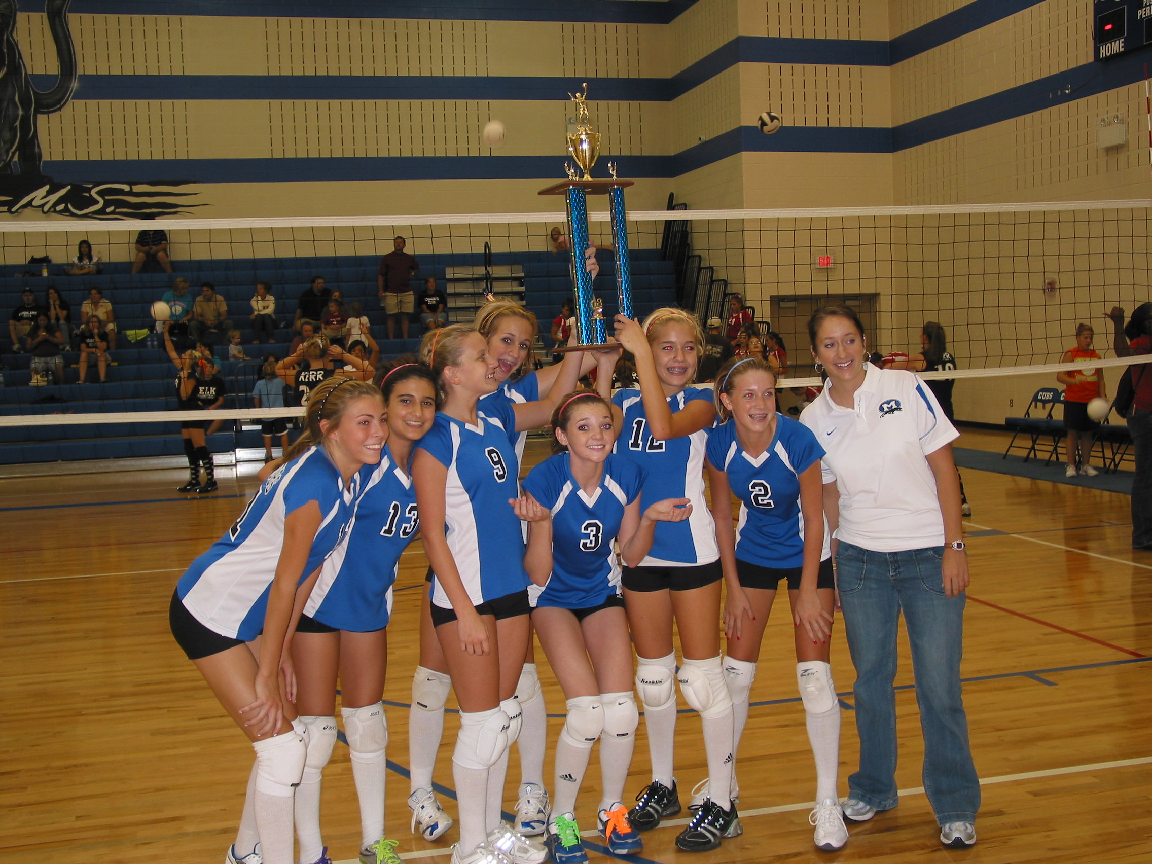 3rd place in the volleyball tournament