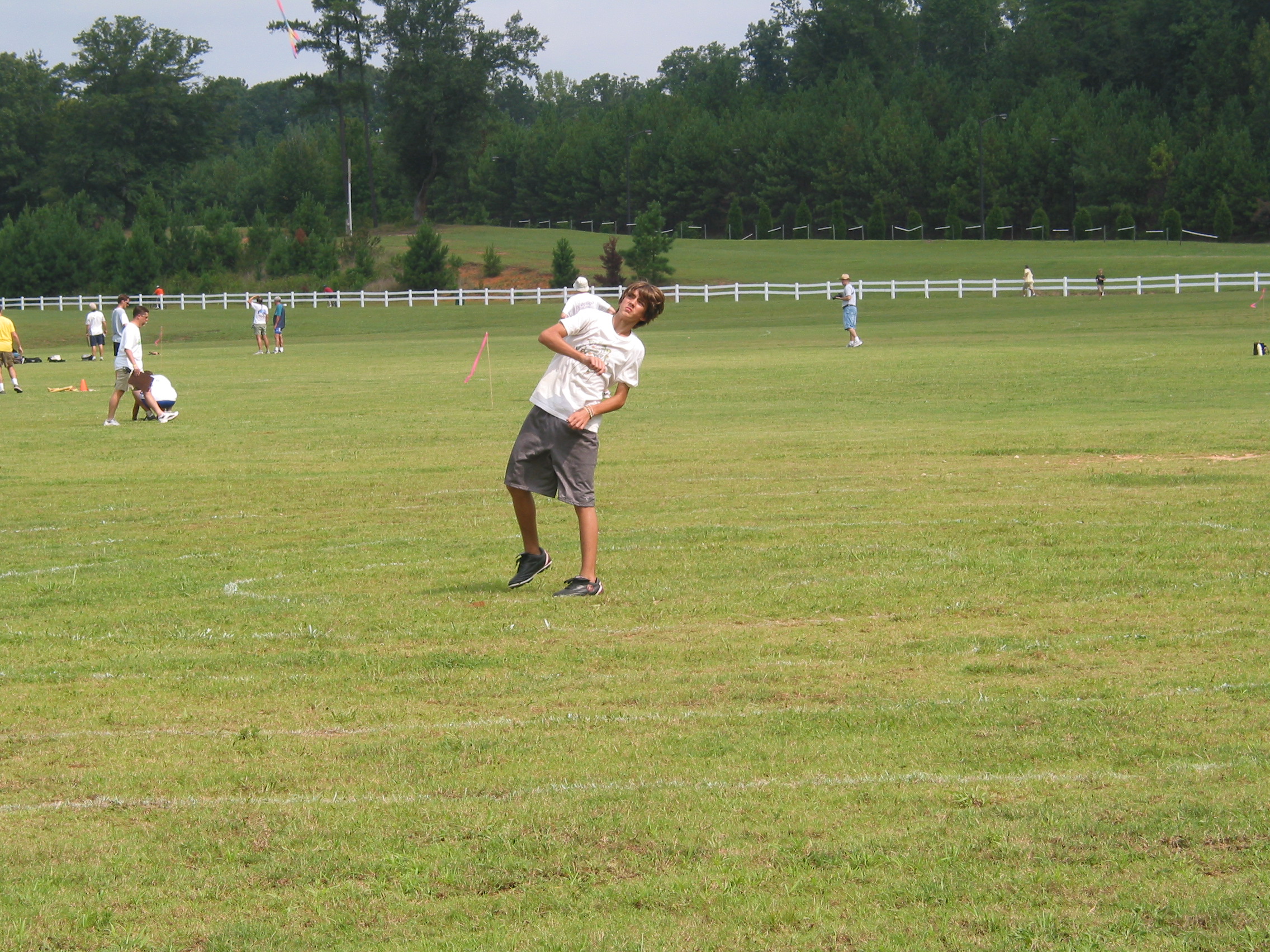 Ace throws a 'Ghost Round' to keep the timing right for our odd-numbered group