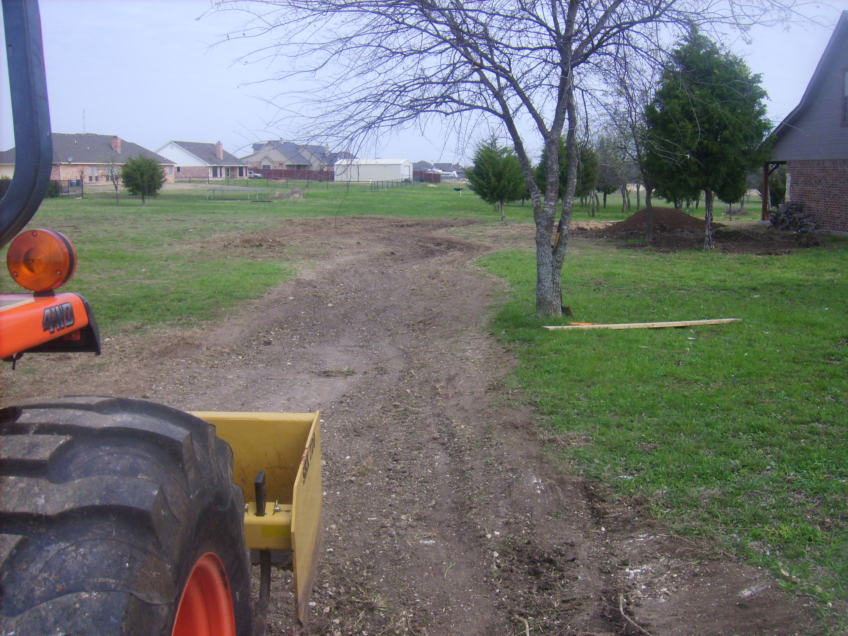 Middle section of the trench