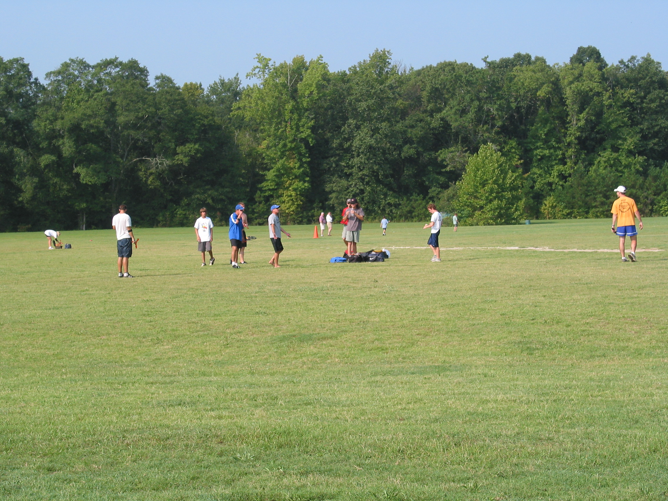 These guys are about to play 'Trick-Catch Position'