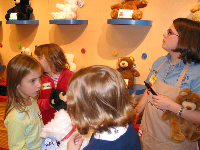 Choosing their animals