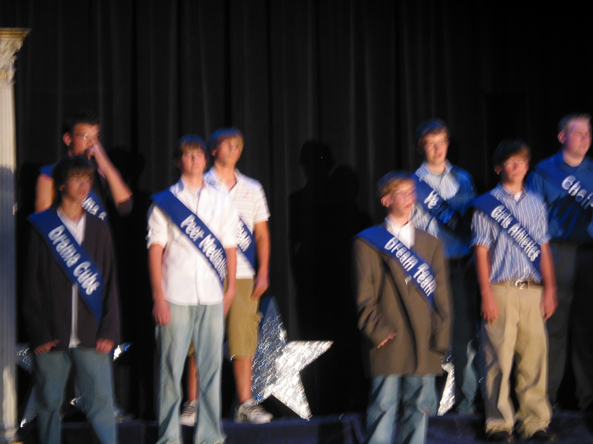 The contestants in their 'Formal Wear'