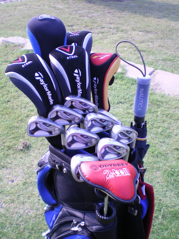 Close up of my new TaylorMade R7 Draw irons