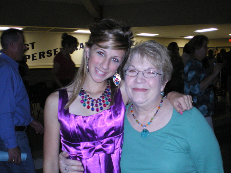 Holly NJHS Induction Day - Nanny and Holly