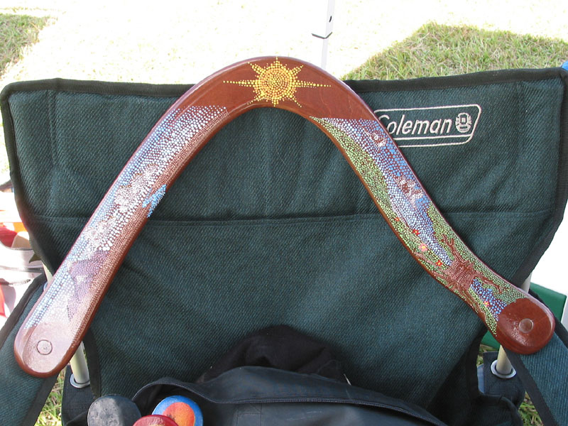 A very nice Art Boomerang by David Hirsch of Dallas.