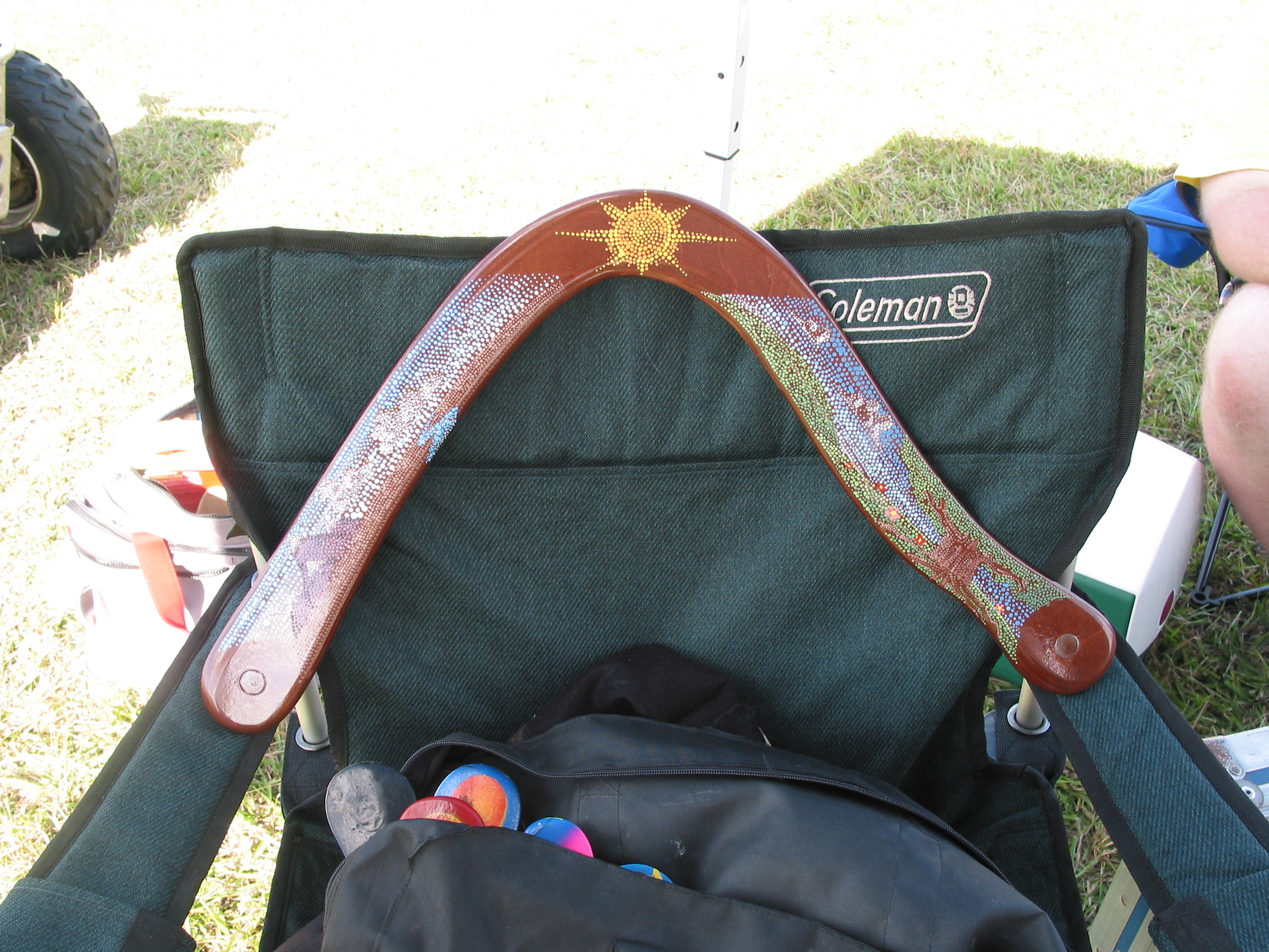 A very nice Art Boomerang by David Hirsch of Dallas.