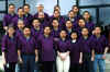 A member of our department wasn't able to make it to our group photo session. At first I planned to doctor the group photo to add him in just as if he'd been there. But then I got *this* great idea... (277 Kbytes)