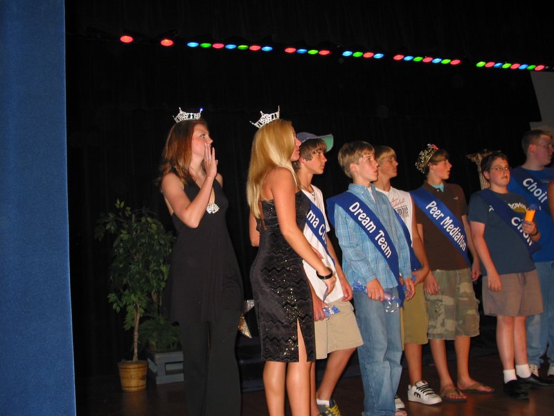 The judges line up for photos with the gentlemen