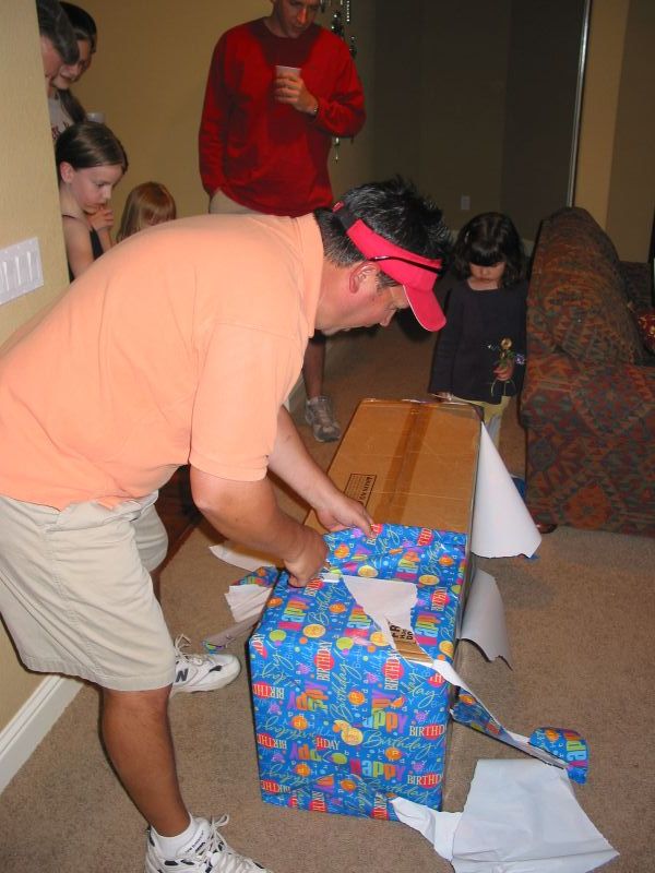 A label reveals what the gift actually is...