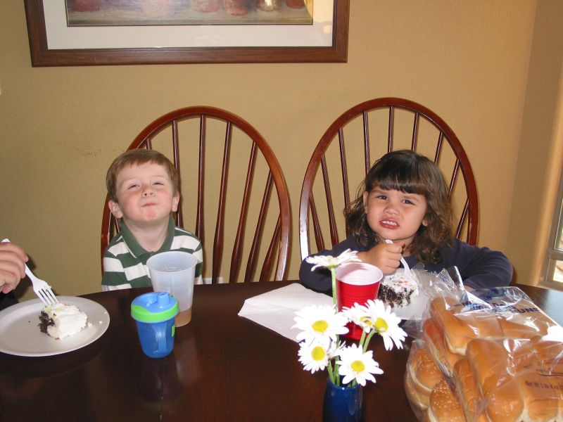 Gavin and Ashley smile for the camera.