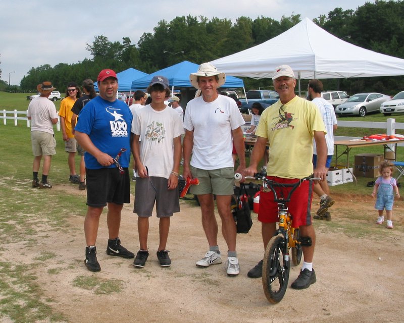The Texas Contingent - Bruce Armstrong, Ace Armstrong, David Hirsch, and Stuart Jones