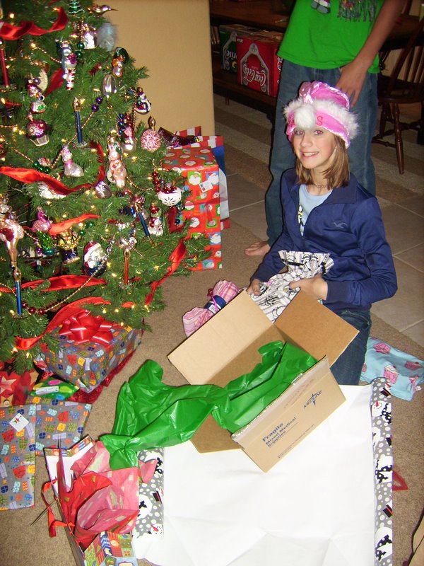 Holly's wrapping paper is starting to pile up