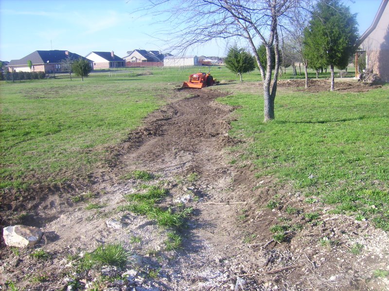 Dry Creek Bed Construction
