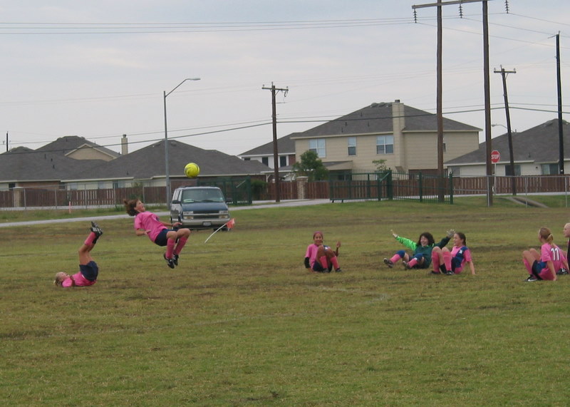 Excessive celebration? Hey, it's their first win in this league!