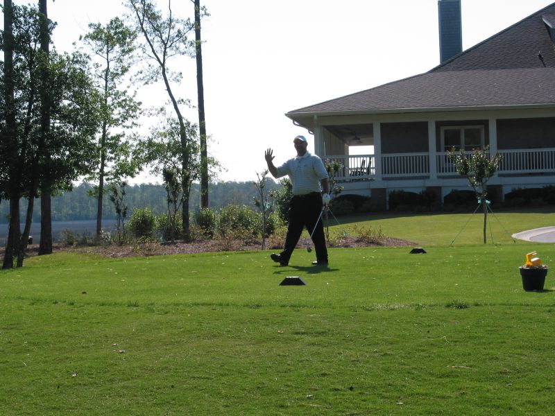 River's Edge - Joey on Hole 5 Teebox