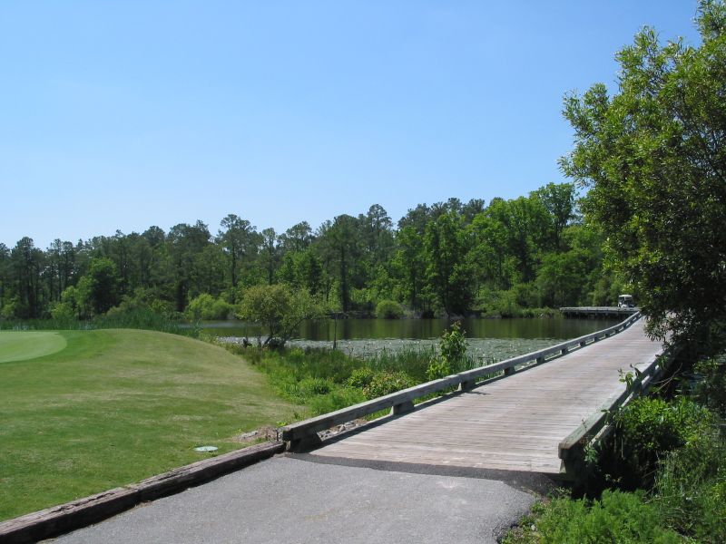 River's Edge - Bridge at Hole 11 Green